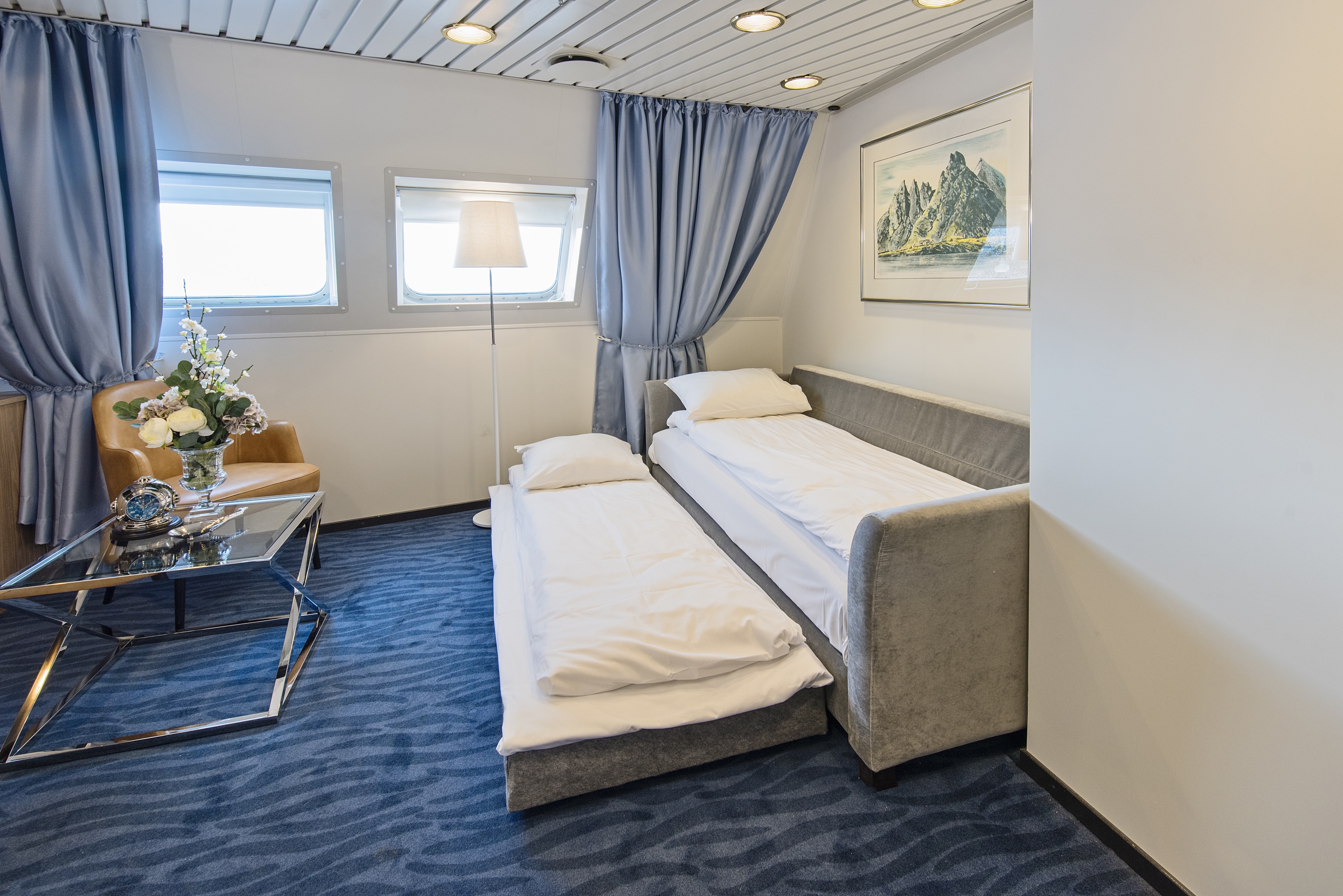 Expedition Suite | Two-bed suite on upper deck